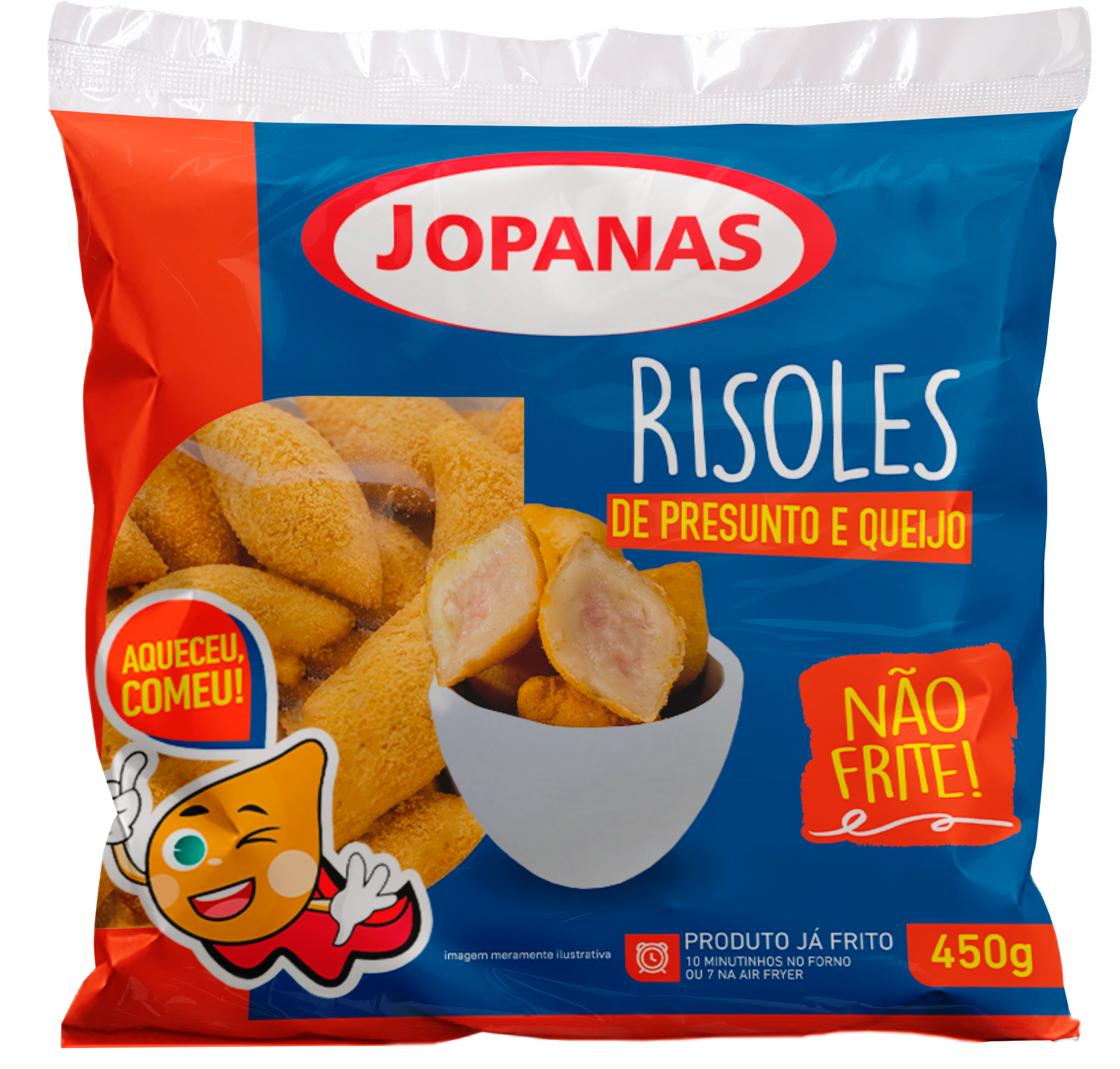 Risoles de Presunto e Queijo